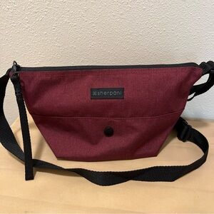 Sherpani Red Burgundy Crossbody Bag
